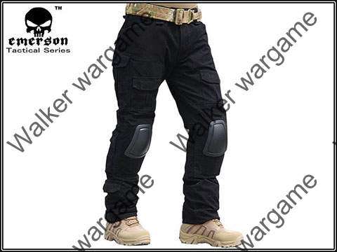 Combat Pants Build In Knee Pads - SWAT Black Size XL
