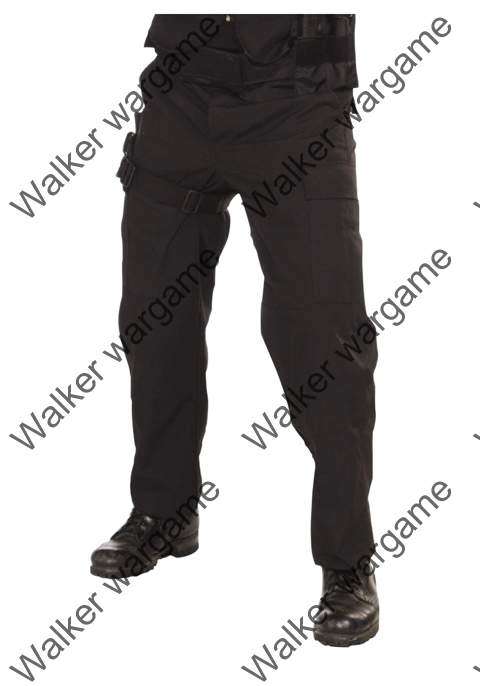 Police SWAT Black Tactical Cargo - Pants Size S