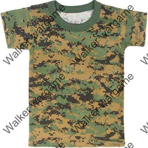 Camo Shirts -- US Marine Marpat Digital Woodland Size XL