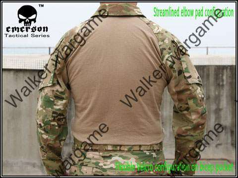 Emerson G3 Combat Shirt - US Special Force Multi Camo Size 2XL