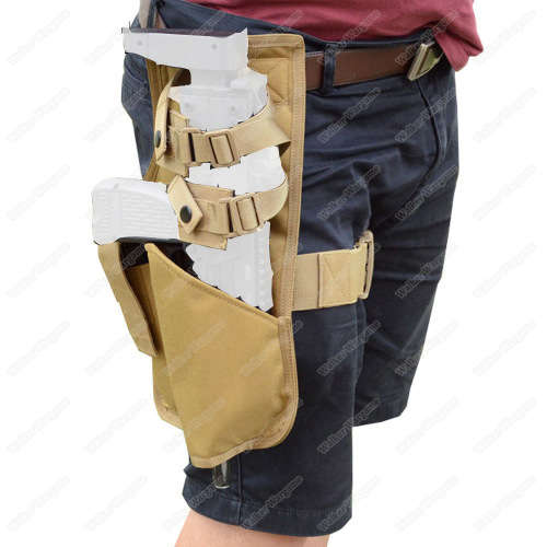 ROCO Drop Leg Mp7 Holster With Extra Mag Pouch