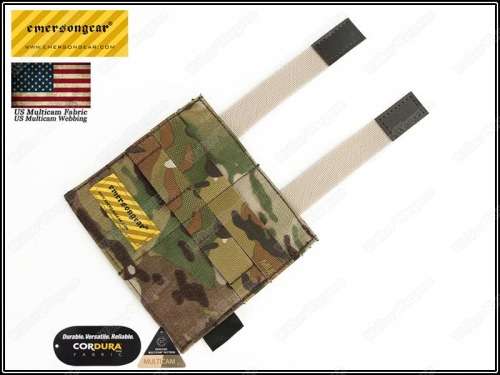 Emerson Double Elastic M4 Pouch  Desert Tan
