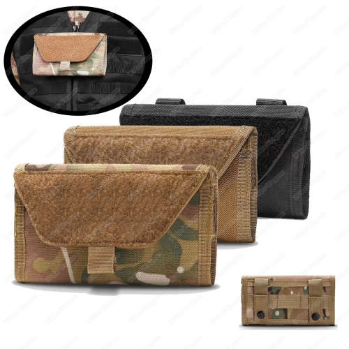 WWG Molle Phone Chest Pouch Admin Pouch Phone Holder SWAT Black