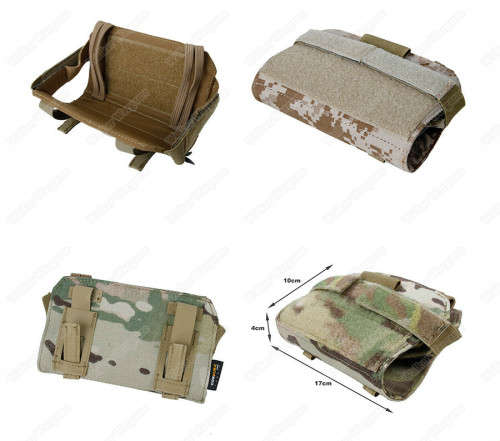 WWG Molle Phone Chest Pouch Admin Pouch Phone Holder SWAT Black