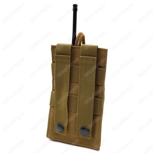 Tactical Molle Short Radio Pouch - Fit Radio , Mag - Multicam