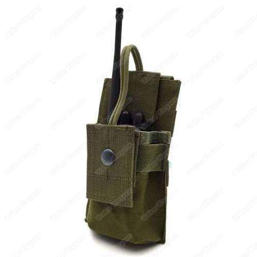 Tactical Molle Short Radio Pouch - Fit Radio , Mag - Multicam