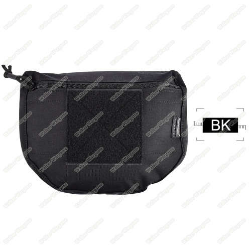 Emerson Belly Pouch Drop Down Velcro Utility Pouch - SWAT Black