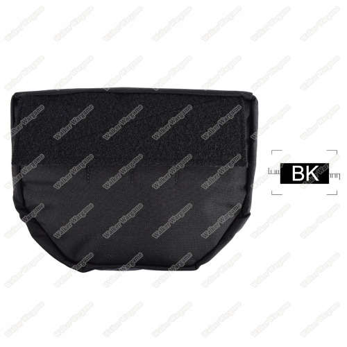 Emerson Belly Pouch Drop Down Velcro Utility Pouch - SWAT Black