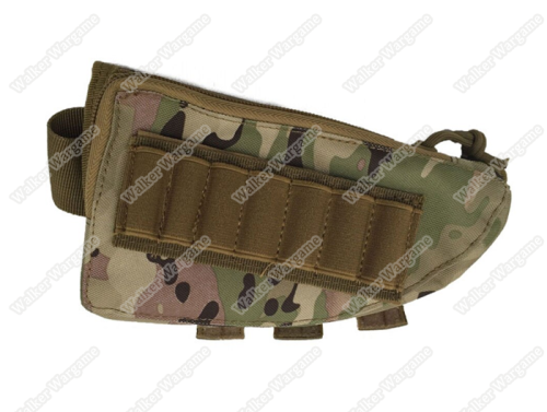 Shotgun Rifle Ammo Pouch Cheek Pad - Multicam