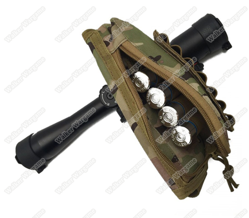 Shotgun Rifle Ammo Pouch Cheek Pad - Multicam