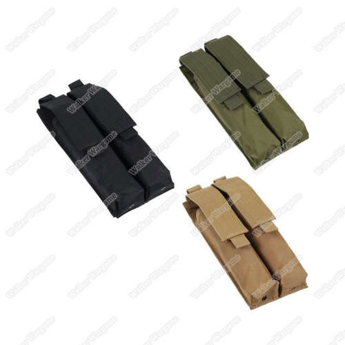 Tactical Double P90 UMP Mp5 Molle Magazine Pouch - Desert Tan
