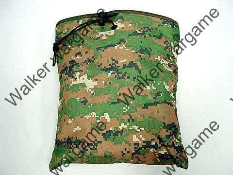 Big Molle Magazine Dump Drop Pouch - Digital Woodland