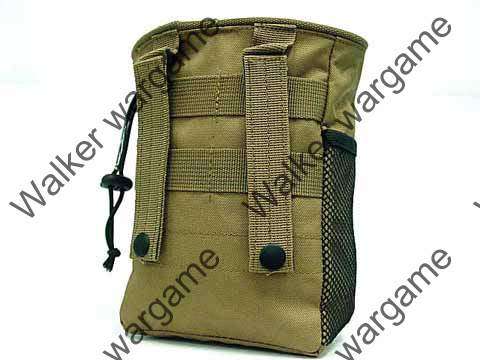 Small Molle Magazine Dump Drop Pouch - Desert Tan