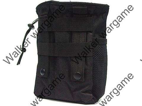 Small Molle Magazine Dump Drop Pouch -  SWAT Black