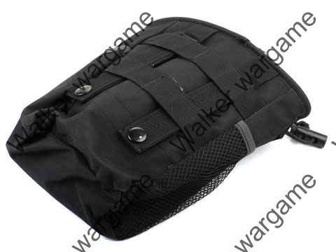 Small Molle Magazine Dump Drop Pouch -  SWAT Black