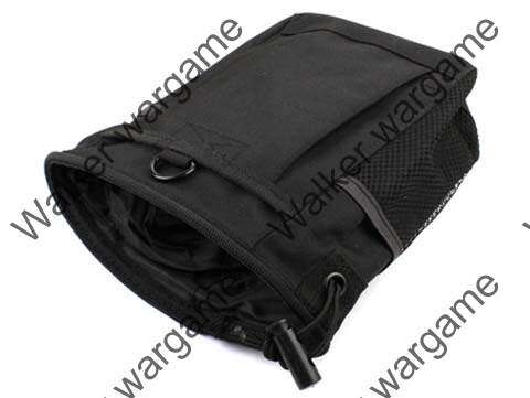 Small Molle Magazine Dump Drop Pouch -  SWAT Black