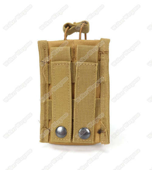 WWG Molle Bungee Rifle Mag Pouch Magazine Holder - Desert Tan