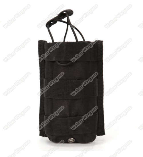 WWG Molle Bungee Rifle Mag Pouch Magazine Holder - SWAT Black