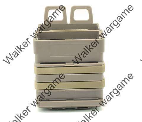 7.62 G3 M14 Molle FastMag Rifle Magazine Clip Holder Pouch Set - Tan