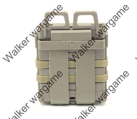 7.62 G3 M14 Molle FastMag Rifle Magazine Clip Holder Pouch Set - Tan