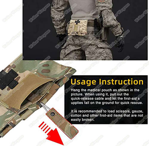 EMERSON LBT9022 Style Seal Blowout Medic Pouch - Multicam