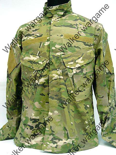 Size 8 Children Kids Full Set Camo Uniform - US Special Force Multi Camo