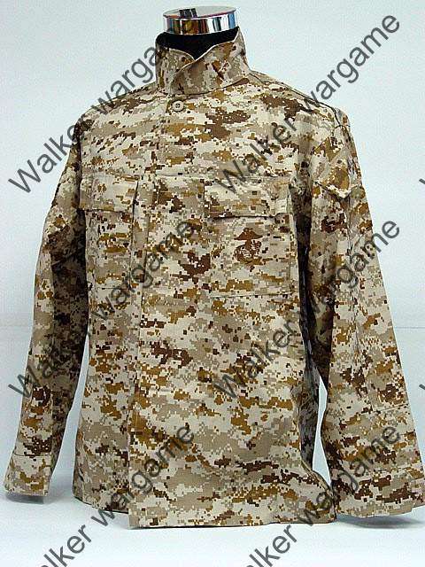 BDU Battle Dress Uniform Full Set - US Marine Digital Desert Size 2XL