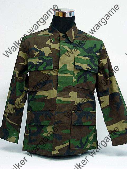 BDU Battle Dress Uniform Full Set - US Army Woodland Size L