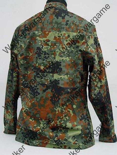 BDU Battle Dress Uniform Full Set - German Army Woodland Flecktarn Camo Size M