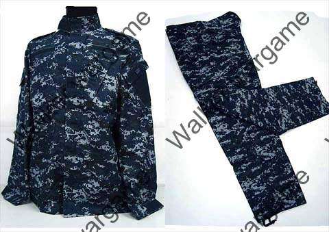 BDU Battle Dress Uniform Full Set - US NAVY Work Uniform NWU Size L
