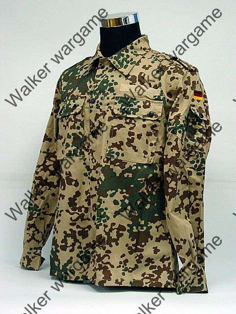 BDU Battle Dress Uniform Full Set - German Desert Flecktarn Camo Size M