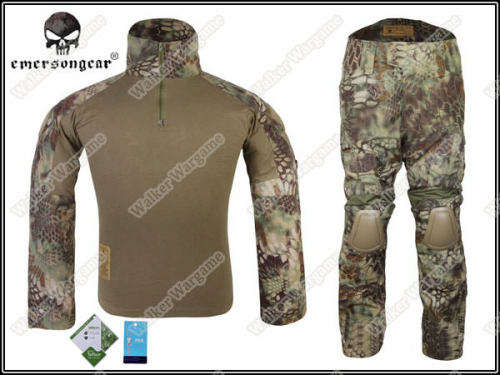 Combat Set Shirt & Pants Build in Elbow & Knee Pads - Special Force Mandrake Camo MR Size M