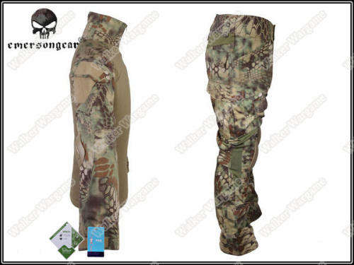 Combat Set Shirt & Pants Build in Elbow & Knee Pads - Special Force Mandrake Camo MR Size M