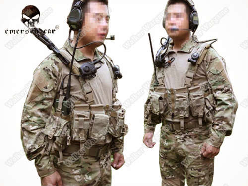Combat Set Shirt & Pants Build in Elbow & Knee Pads - US Speical Force Multi Camo Size 2XL