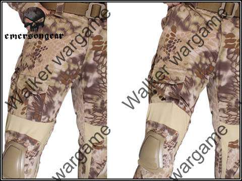 Combat Set Shirt & Pants Build in Elbow & Knee Pads - Special Force HLD Camo Size M