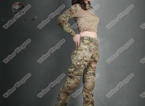 Emerson G3 Woman Combat Set Uniform Multicam Lady Design Size L