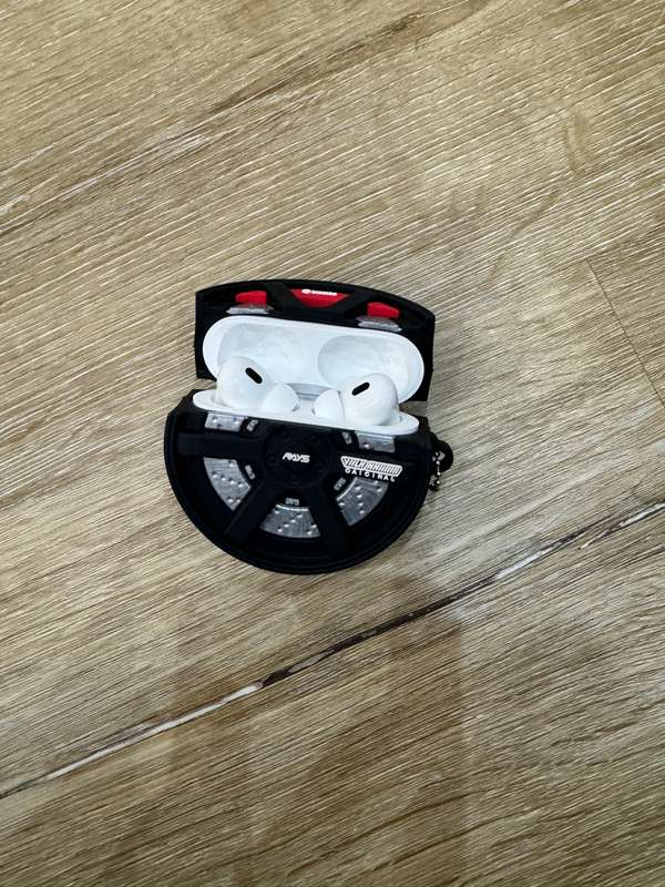 Racing Wheel Rubber Cover For Apple Airpods Pro and Pro 2