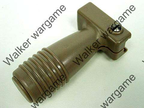 Tactical Short Grip TDI  Foregrip Grip Fit Picatinny Rail - Desert Tan
