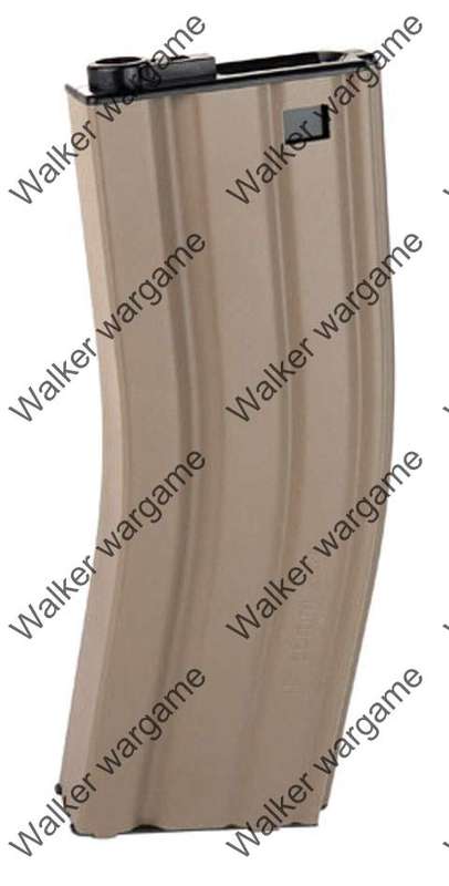 M4 Scar Masada Mid Cap Magazine 100 Round Capacity - Fit Airsoft Gun - Tan