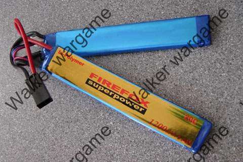 FireFox 2 Cell 7.4V 1200mah 20C  LiPo Li-Po Li-Polymer Battery (RC, All Airsoft Gun AEG)