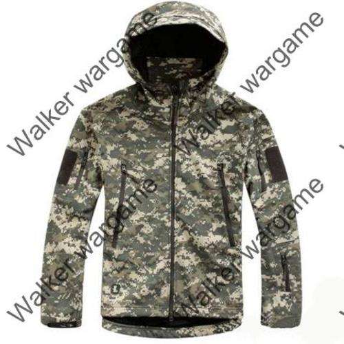 US Army Digital Camo  ACU Soft Shell Combat Jacket  - size XX-Large