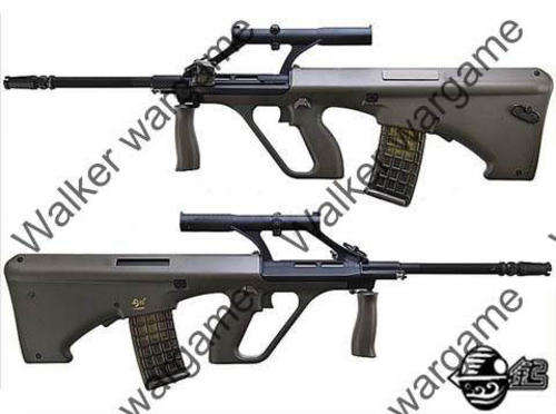 JG AUG A1 Military Version With 1.5x Zoom Scope AEG - OD Colour
