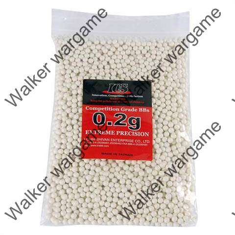 ICS 0.20g  6mm Precision Airsoft Ball 5000 rounds High Quality BB (Made In Taiwan)