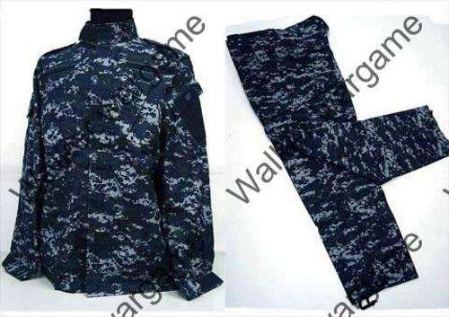 US NAVY New Work Uniform Digital Navy Camo NWU BDU  Set - Size M