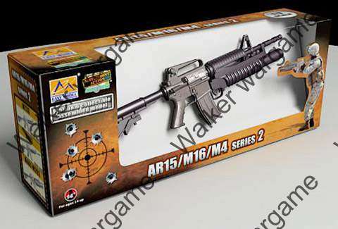 1/3 scale Pre-assembled Model Gun With Free Display Stand - M4 with M203