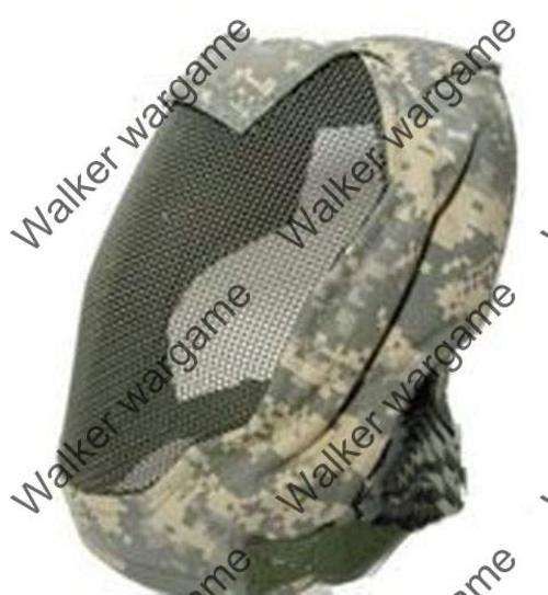 Stalker Type Full Face Metal Mesh Mask Ver. 3 -- US Army ACU Digitl Camo