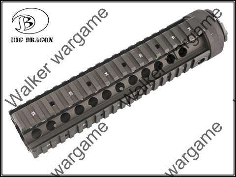Tactical 9 inch M4A1 RAS Metal RIS Free Float Picatinny Rail Handguard - BL