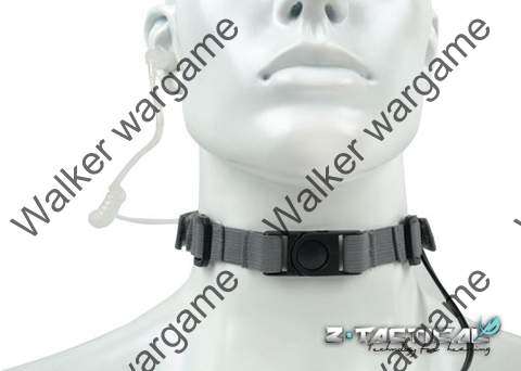 Z Tactical  Heavy Duty Tactical Throat Mic Headset (Motorola & Kenwood) - Black