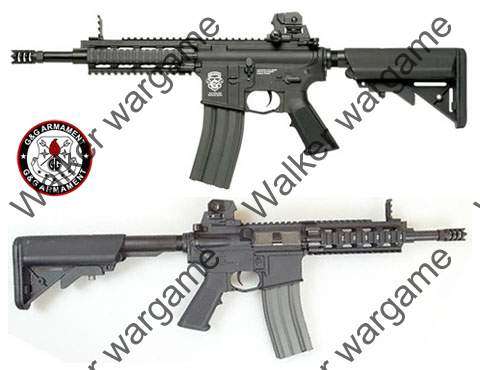 G&G M4 CQB RIS GR16 CQW Rush Electric Blow Back AEG BB Gun - Black