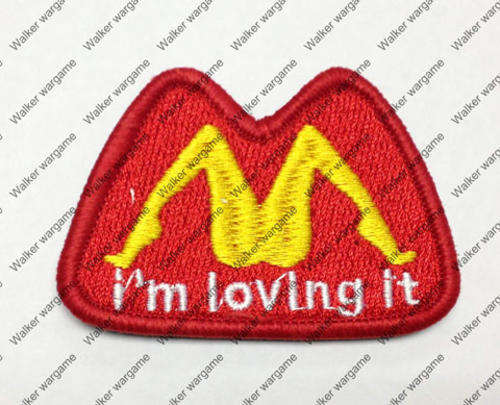 B2355 I am Love It Funny Patch With Velcro - Full Colour